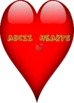 ascii hearts android application logo